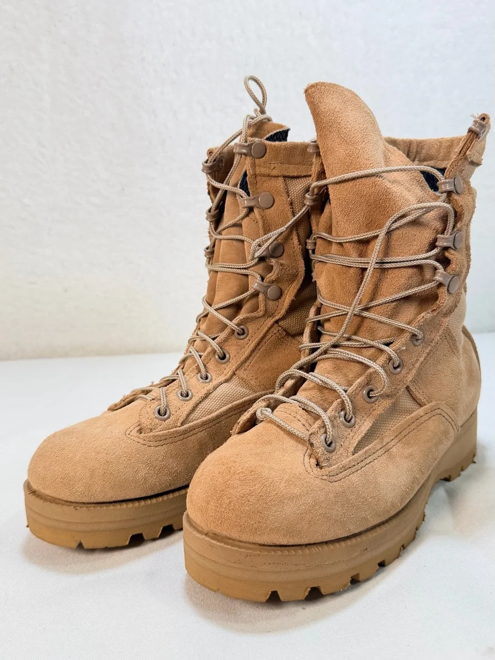 Belleville Gore-Tex 9.5 W Tan Flight Combat Military Tactical Boots waterproof